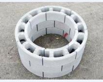 檢查井用圓型砌塊